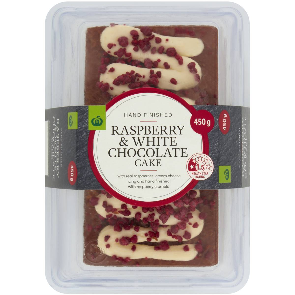 Made in Australia - Woolworths Raspberry & White Chocolate Loaf Cake ...